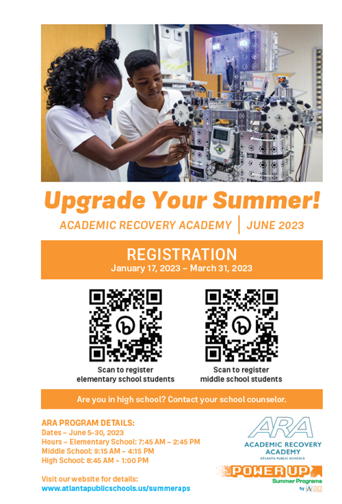  Academic Recovery Academy Summer 2023